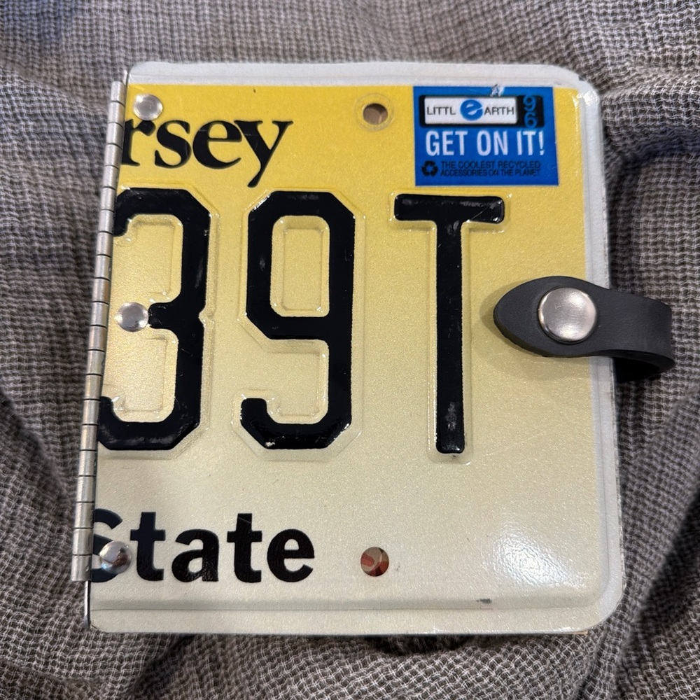 Yellow License Plate Journal